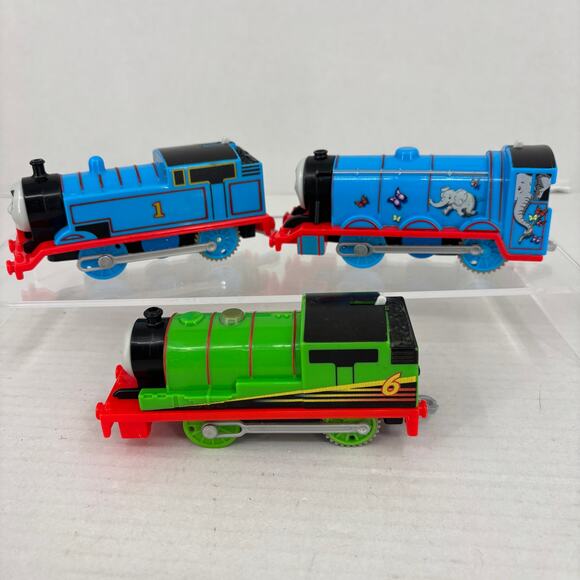 Thomas & Friends Trackmaster Lot 3 Motorized Trains Percy Mattel Gullane Works - Picture 3 of 13